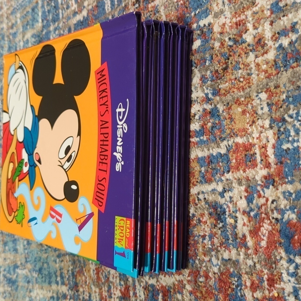 Disney VTG Read & Grow Library Books #1-7 Hardback - Picture 10 of 12